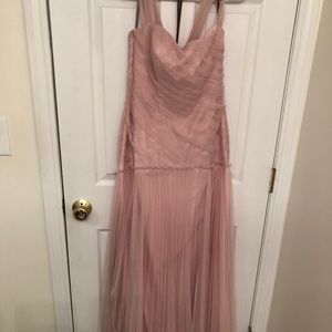 Vera Wang White Bridesmaid Dress Blush